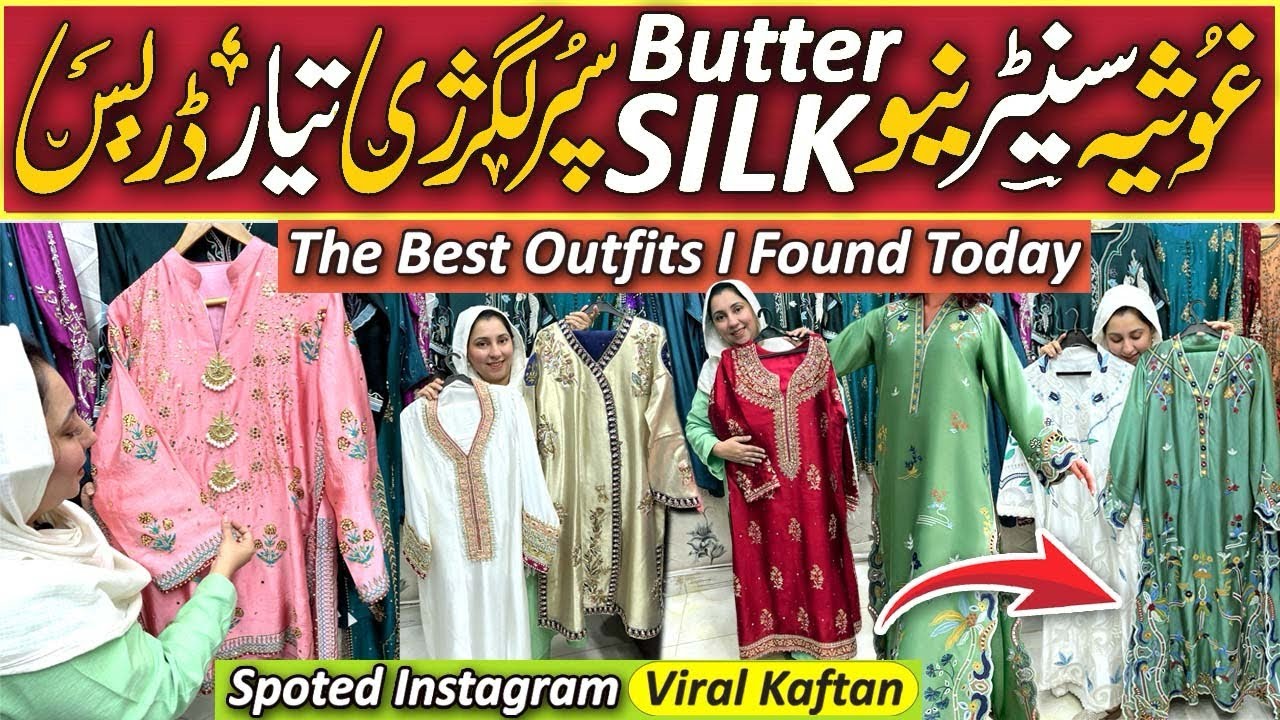 Beautiful BUTTER SILK Designer Outfits | Found Insta Viral Kaftans | Handwork BlockPrints Dresses.
