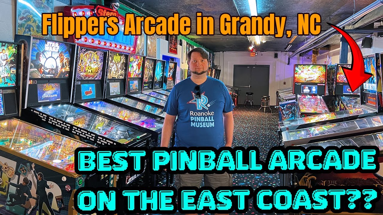 Flippers Arcade Tour and Review 2025. BEST Pinball Arcade on the East Coast Hidden in a Gas Station!