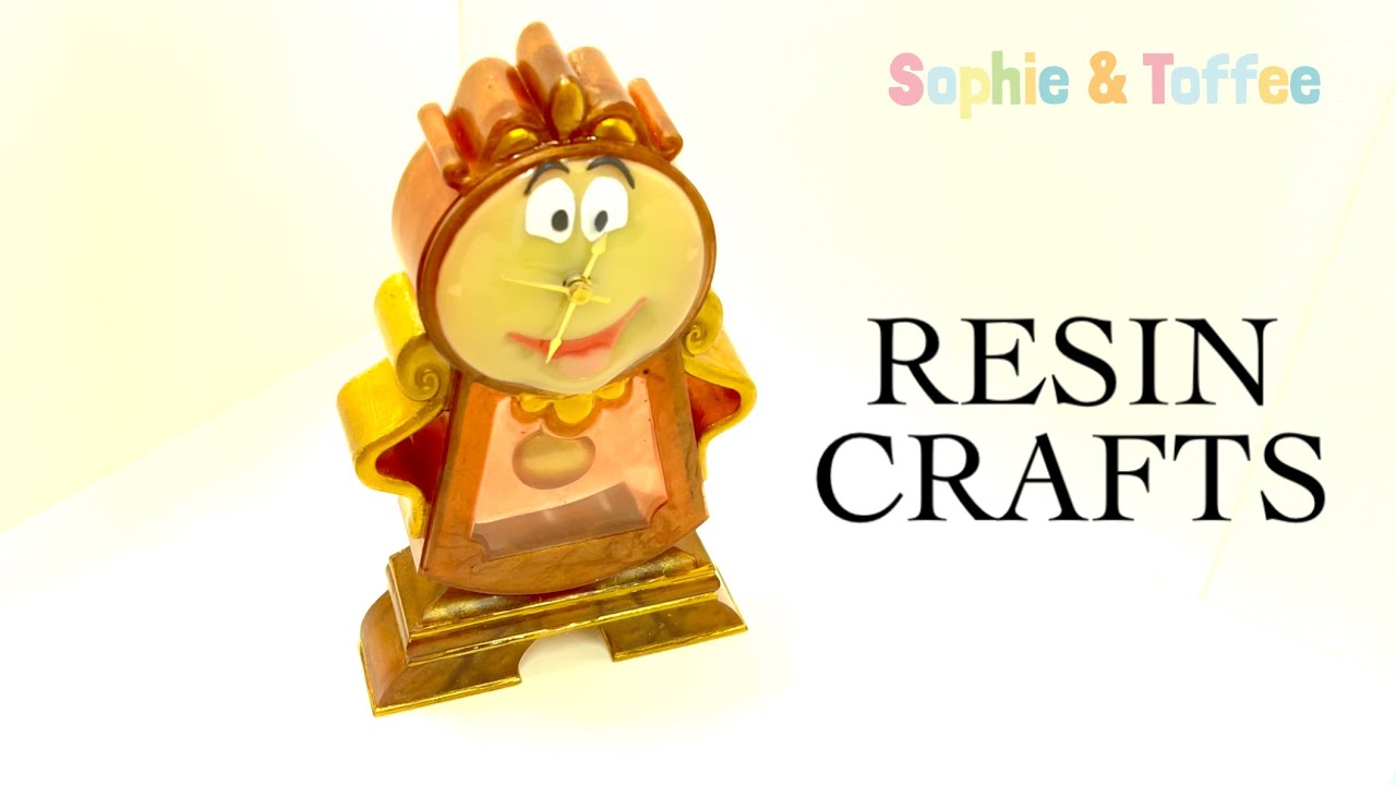 Resin Crafts - Cogsworth Clock - Beauty and the beast Box - DIY