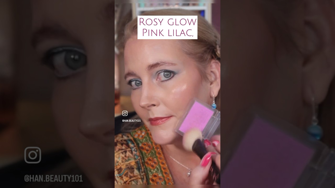 Lilac cheek duo - NARS Afterglow Liquid Blush - Wanderlust.  Dior Backstage Rosyglow Pink Lilac