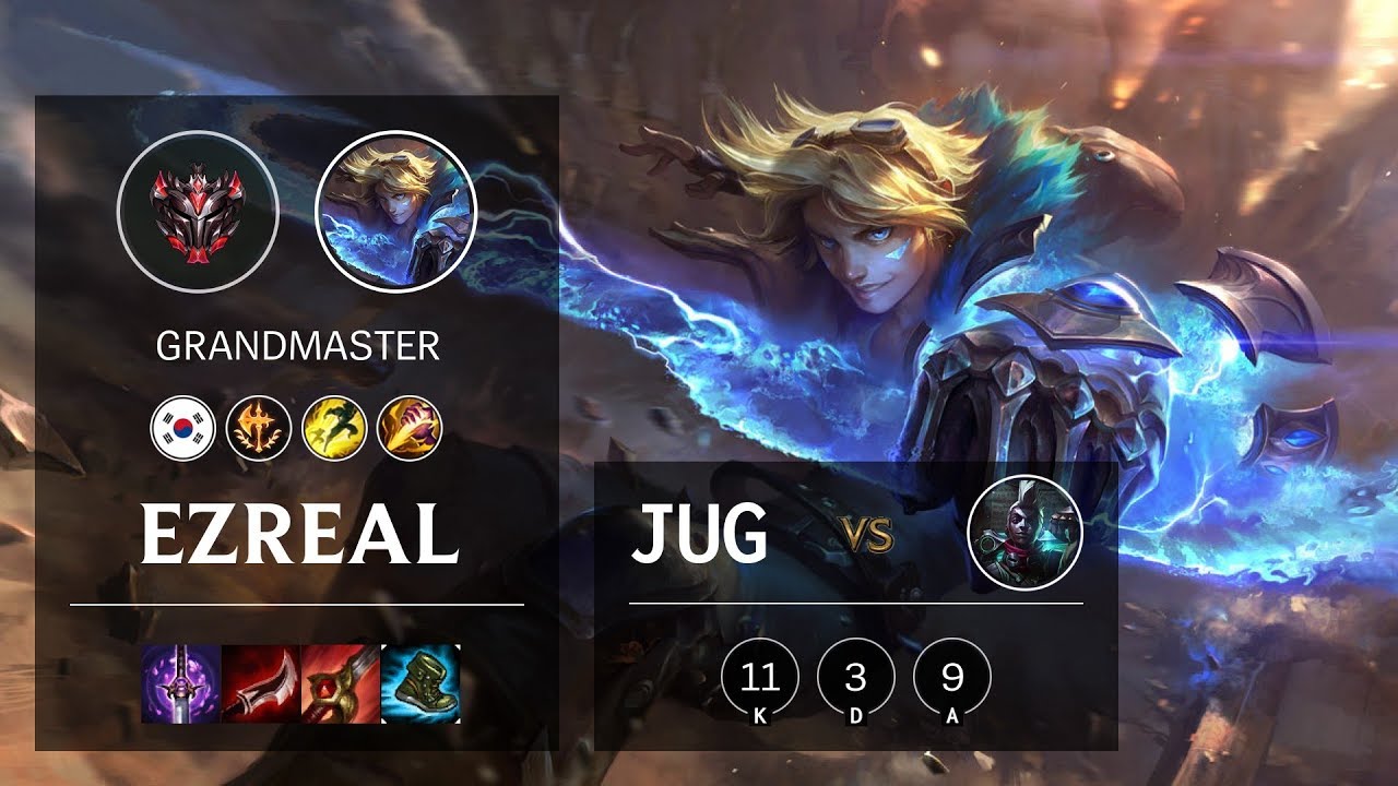 Ezreal Jungle vs Ekko - KR Grandmaster Patch 10.3