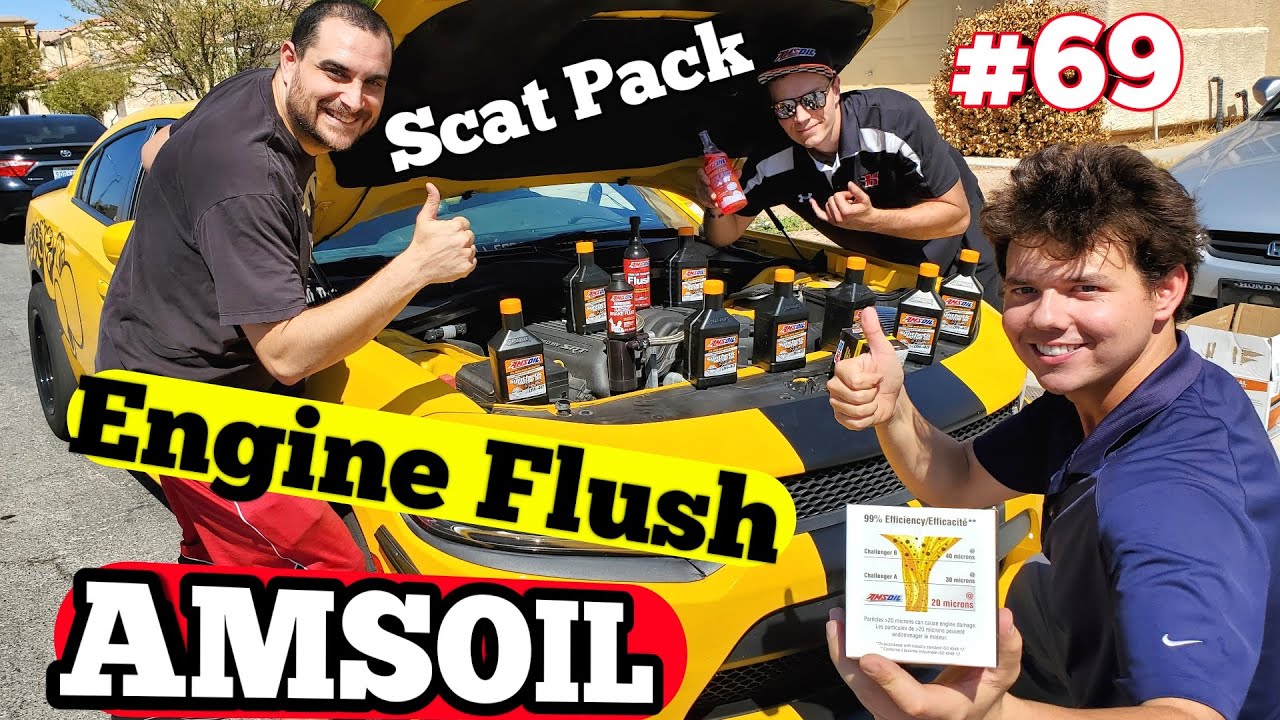2018 Charger AMSOIL Engine FLUSH Oil Change #69