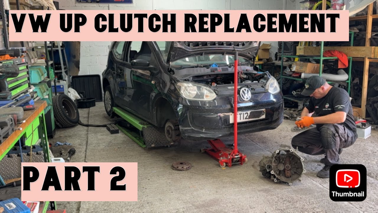 VW UP 2012 CLUTCH REPLACEMENT PART 2