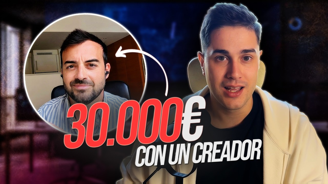 Este comercial escala a 30,000€ con un solo creador