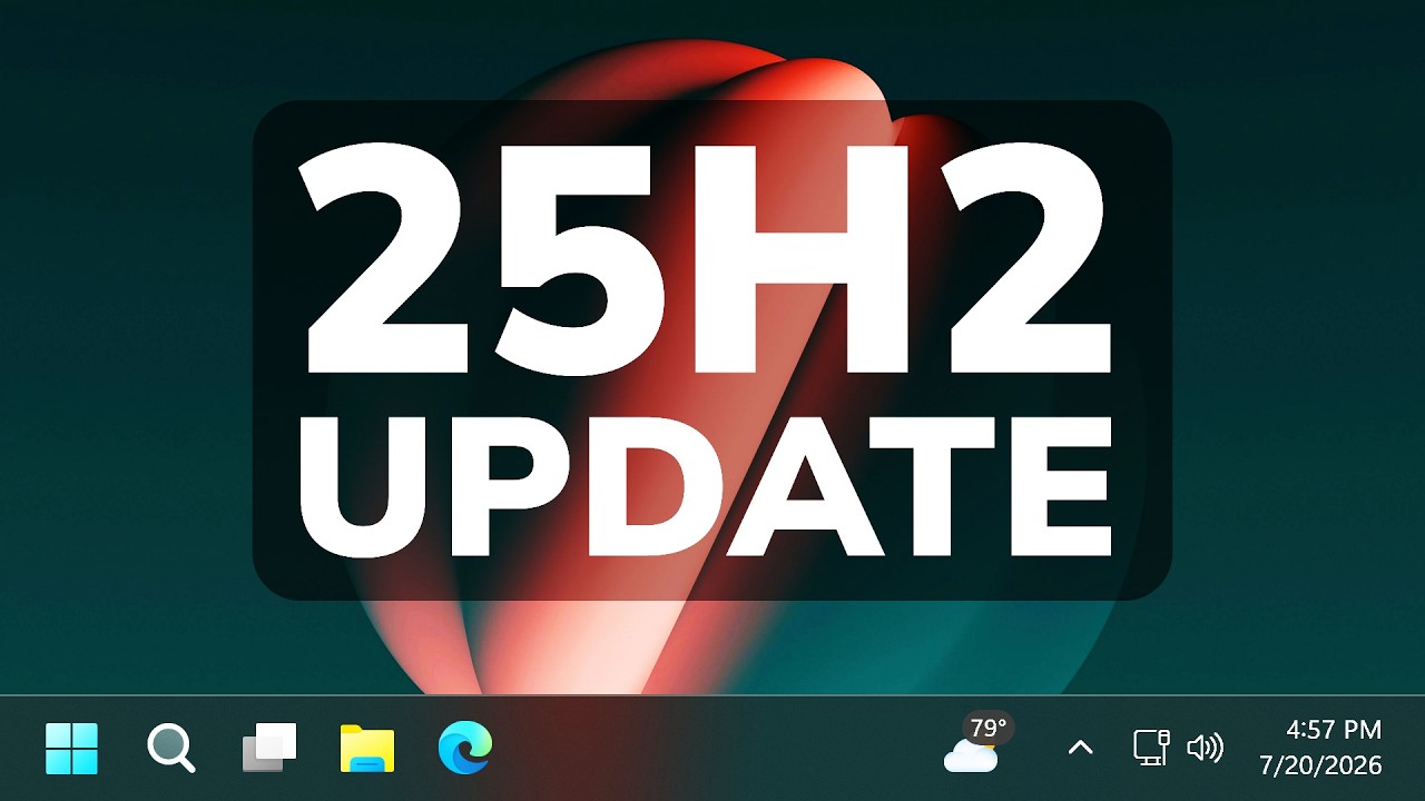 Новое экстренное июльское обновление Windows 11 25H2 &mdash; исправлена производительность системы (KB5...
