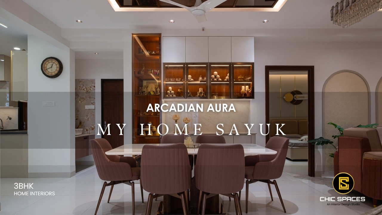 My Home Sayuk | Arcadian Aura | 3BHK Luxury Interior Design Home Tour in Hyderabad