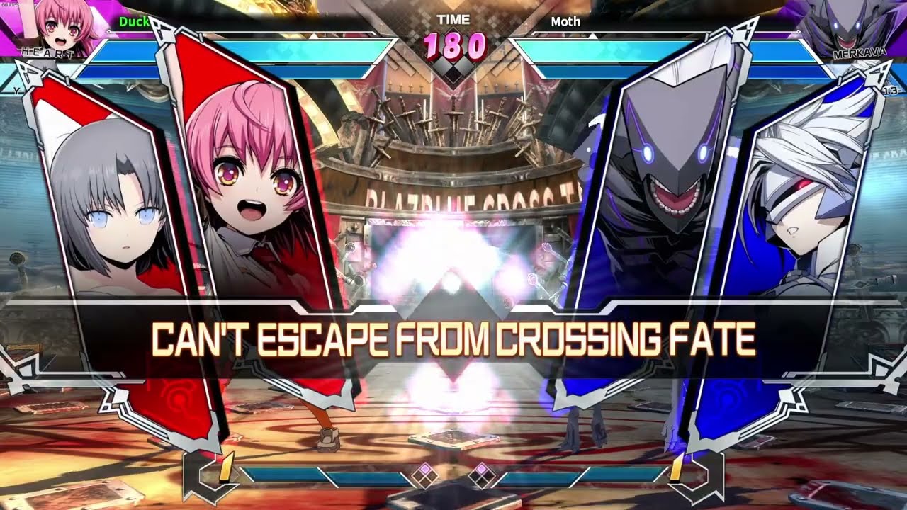Moth (Merkava/Nu) vs Duck (Heart/Yumi) - BBTAG