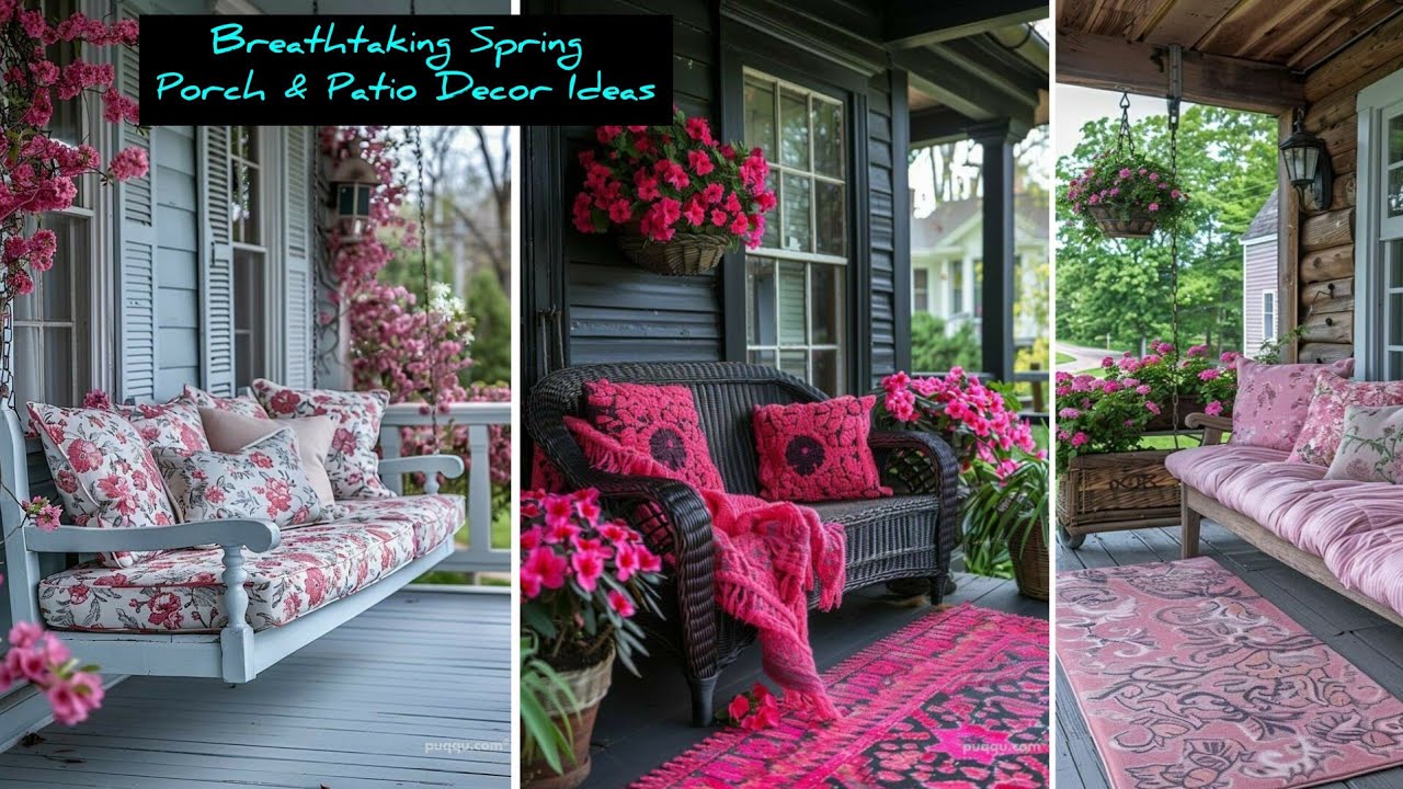 🌼New🌼 INSPIRING SPRING OASIS | Porch & Patio Decor Ideas-Elevate your outdoor space SHABBY ChicStyle
