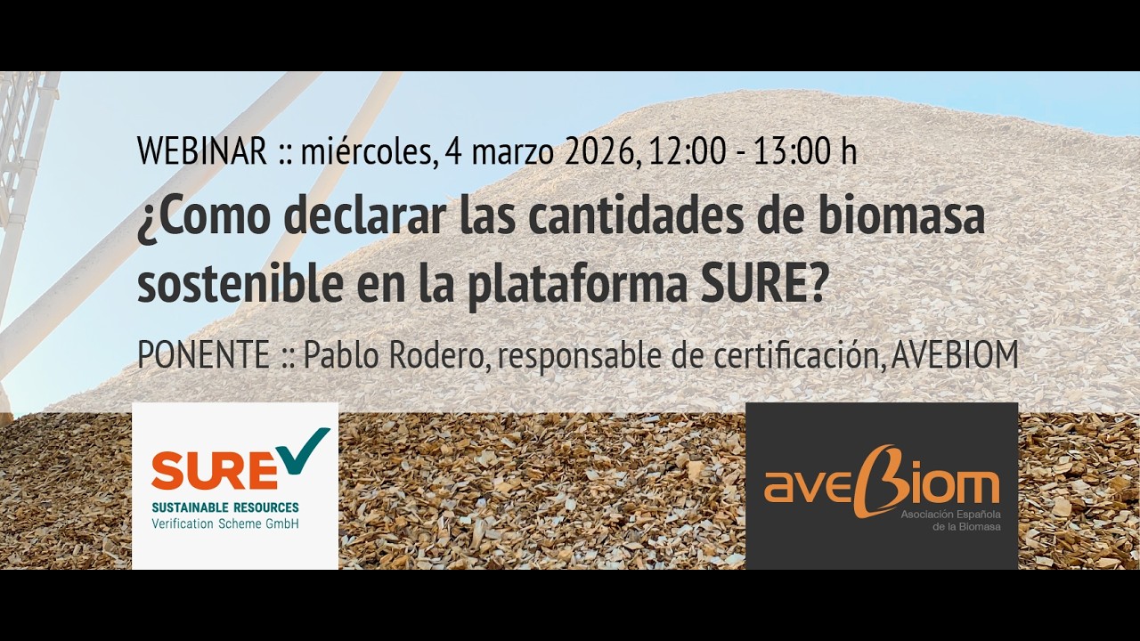 ¿Cómo declarar las cantidades de biomasa sostenible en la plataforma SURE?