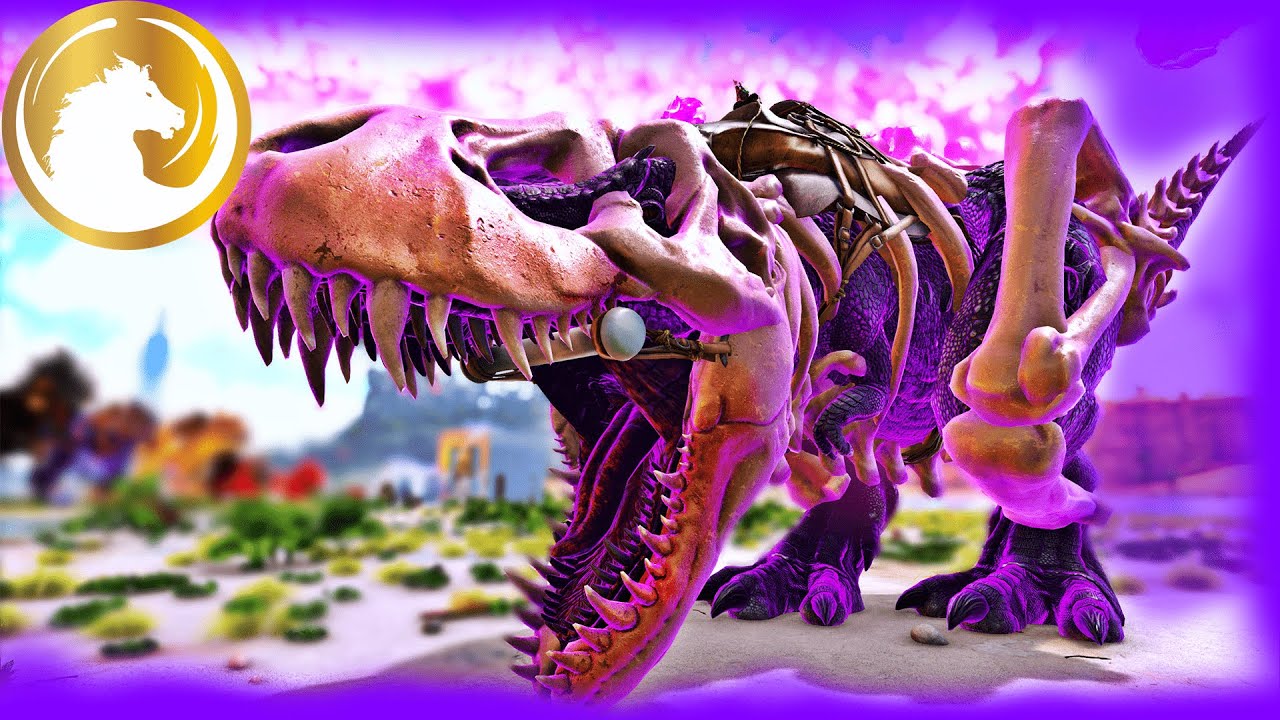 ARK PRİMAL FEAR SKELETONİZED TYRANNOSAUR  I ARK Survival Evolved Crystal Isles (MODLU) I S1B32