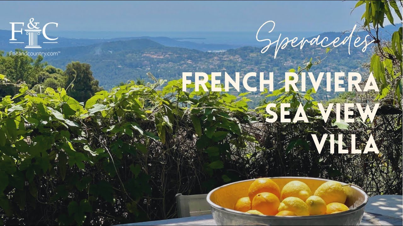 French Riviera villa with Panoramic Views 🍋