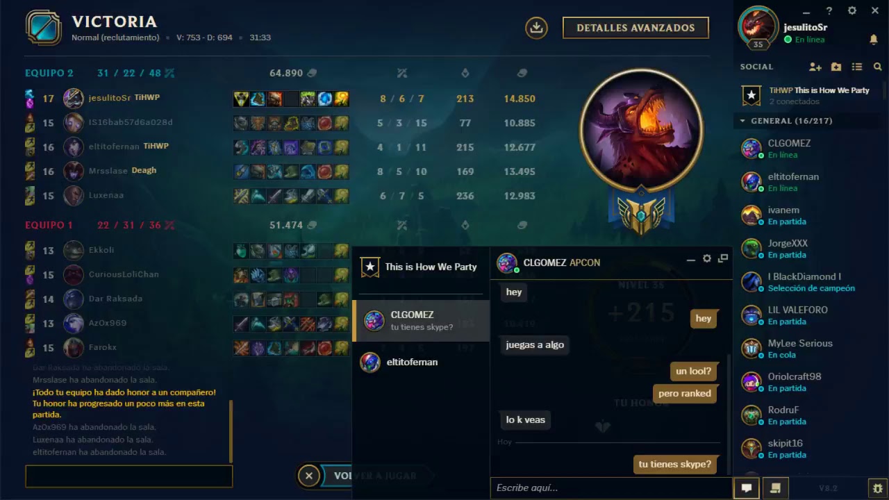 league of legends muchas risas