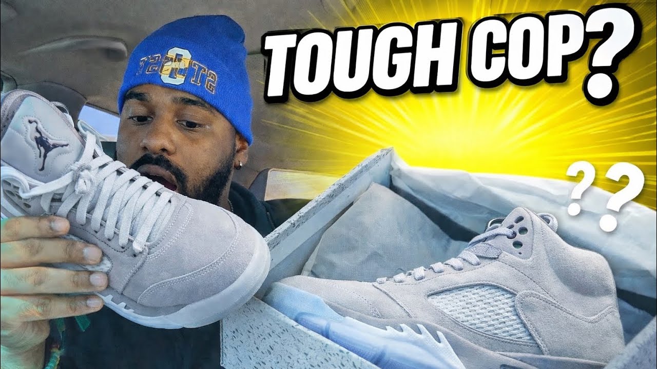 Air Jordan 5 “Wolf Grey” Release Day😳‼️…these were much more limited then you thought 