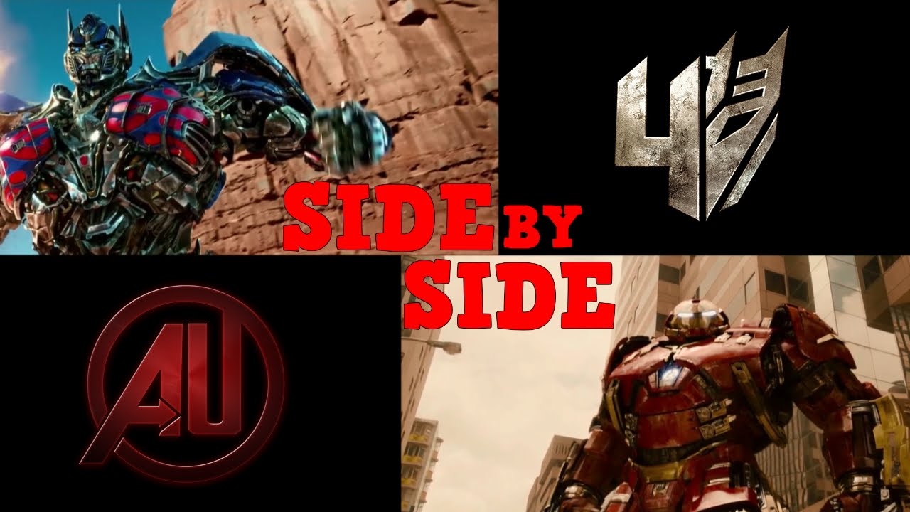 Avengers 2 & Transformers 4 Mashup Side by Side | Trailer