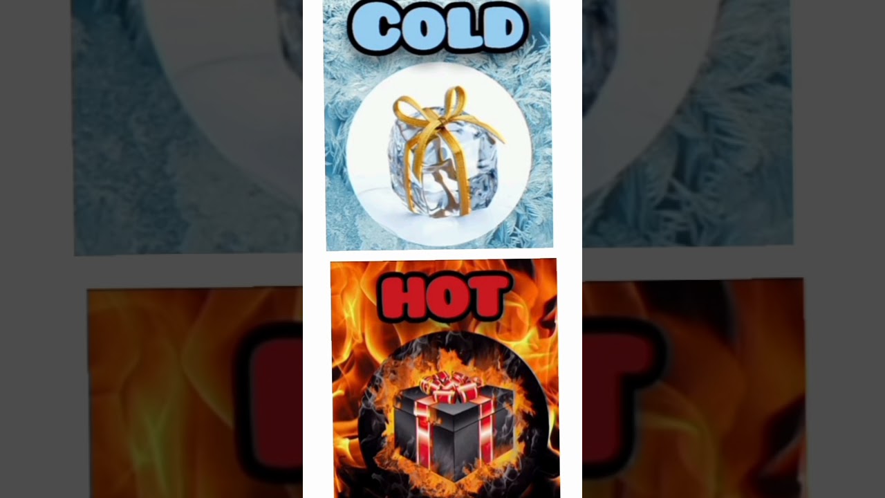 Choose hot or cold gift #short