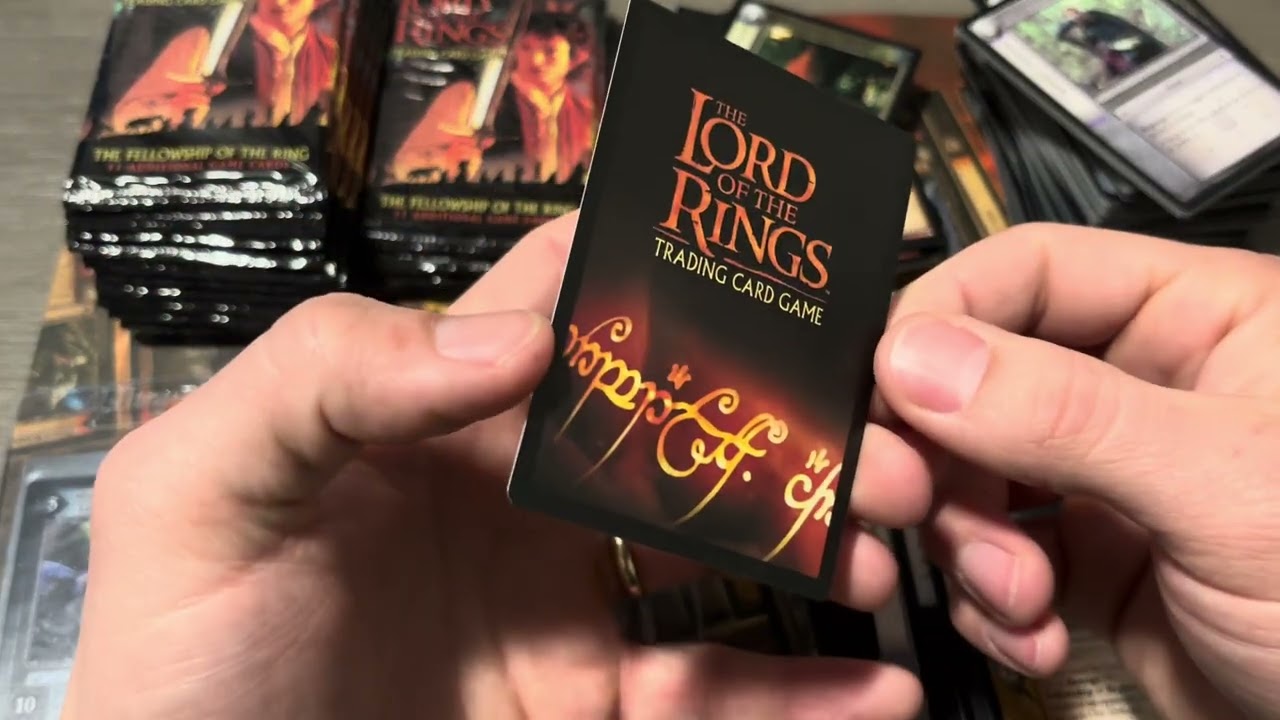 Opening Every Movie Block Booster Box #1 Lord Of The Rings TCG The Fellowship Of The Ring 