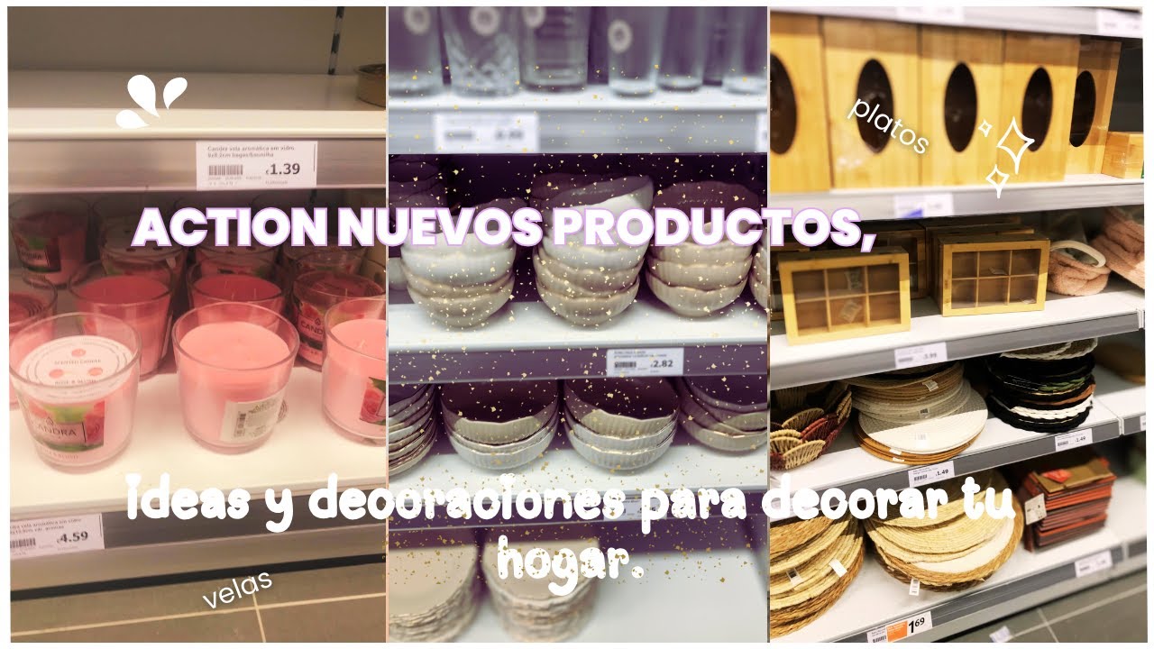 Action.Nuevos productos e ideas de decoración para tu hogar.