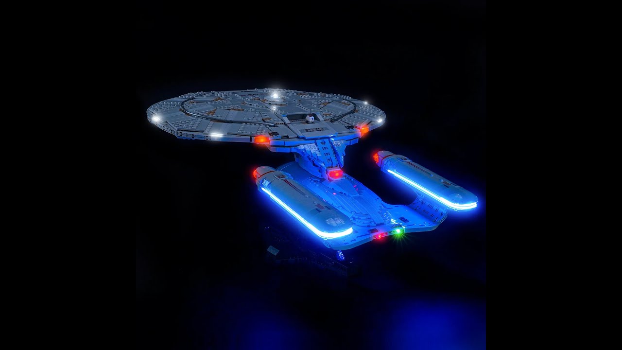Набор для освещения Star Trek USS Enterprise NCC-1701-D для #10356 #lego
