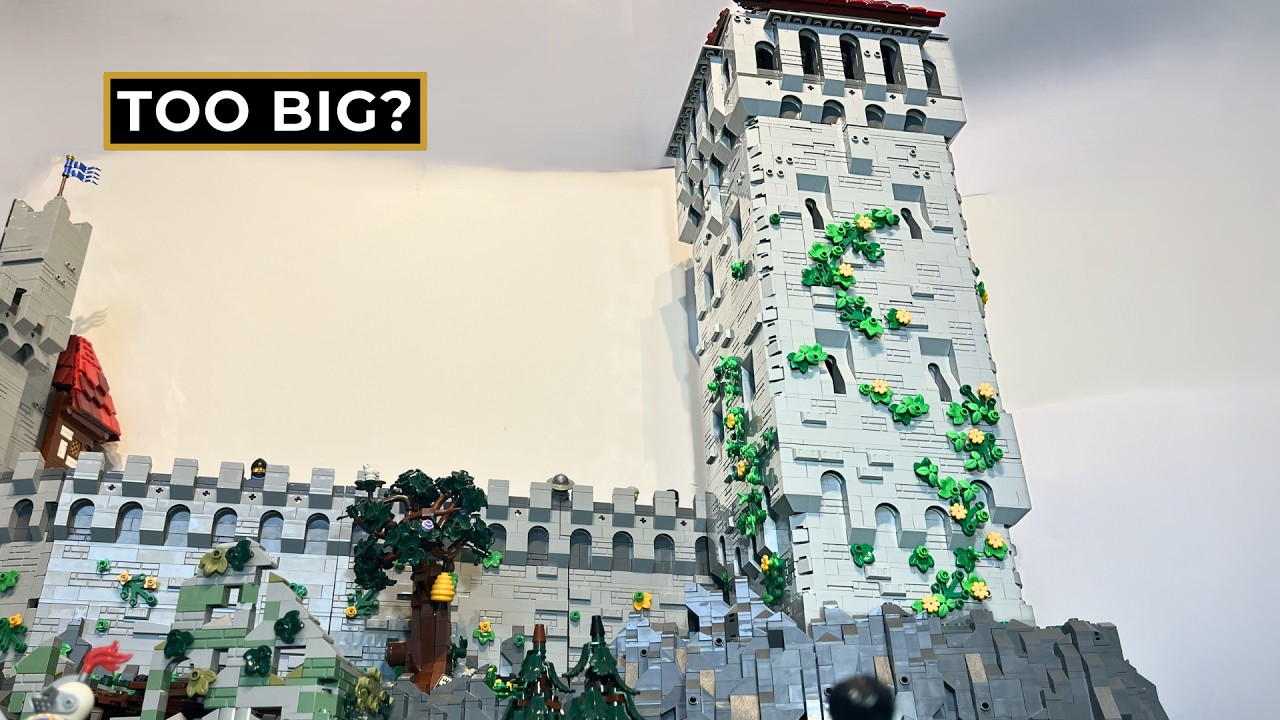 Эта башня получилась НАМНОГО больше, чем планировалось&hellip; | LEGO Castle World Build