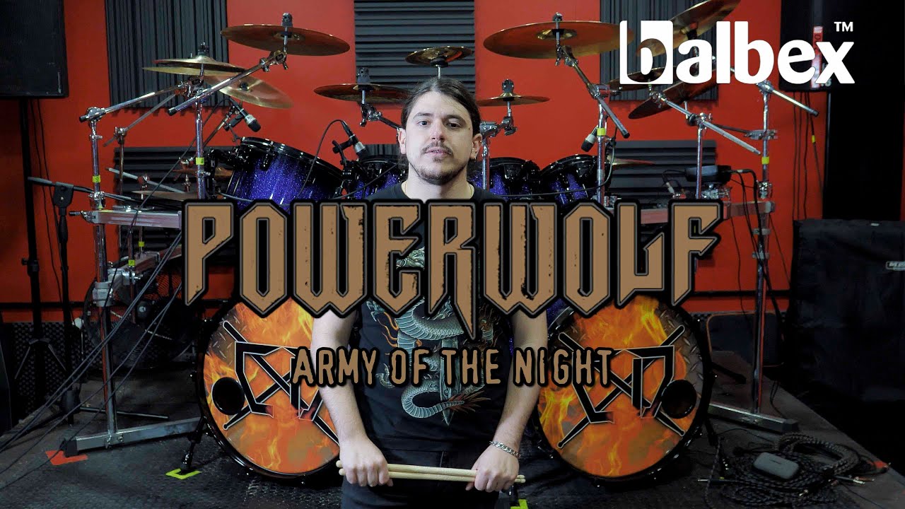 ARMY OF THE NIGHT - Powerwolf | Drumcover by Adrián Berna