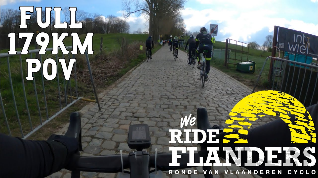 We Ride Flanders 2022 | 179km | Full Course Video