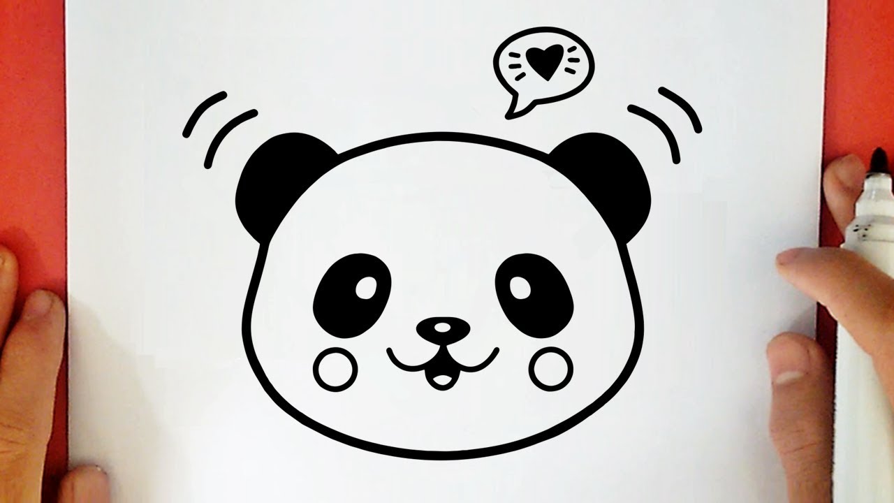 COMMENT DESSINER UN PANDA KAWAII