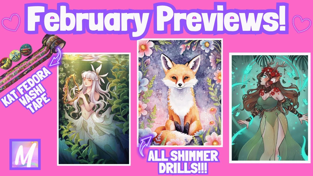 February New Releases! 💘🦌🧜🏻‍♀️ 🦊 💘(w/ Shay)