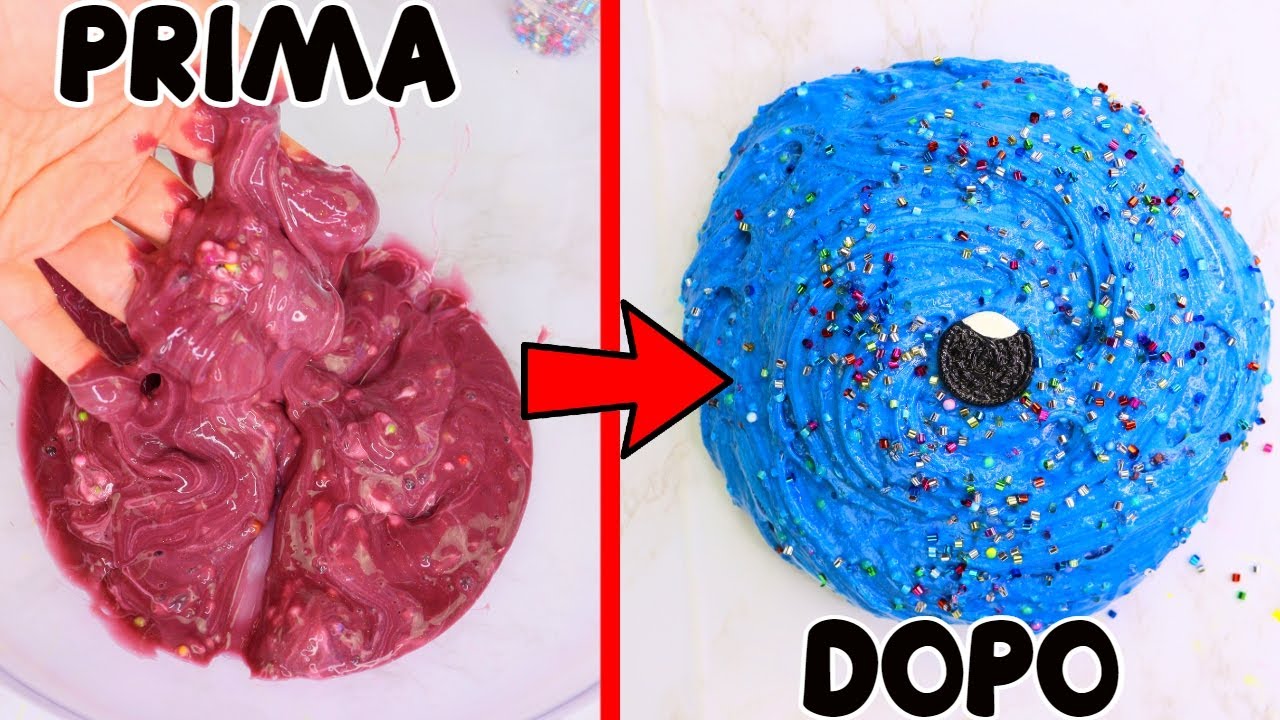 MODIFICO SLIME VECCHI di 5 ANNI! con la RUOTA MISTERIOSA! ci riuscir&ograve;?