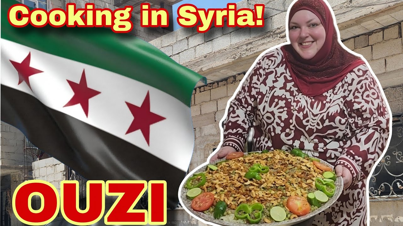 MAKING THE BEST SYRIAN FOOD IN SYRIA! OUZI (MEAT AND RICE DISH)