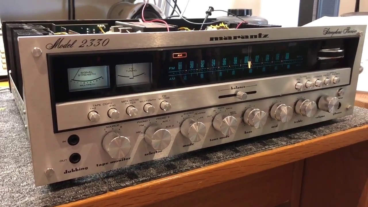 Stunning Marantz 2330 Monster Receiver Before & After Overhaul