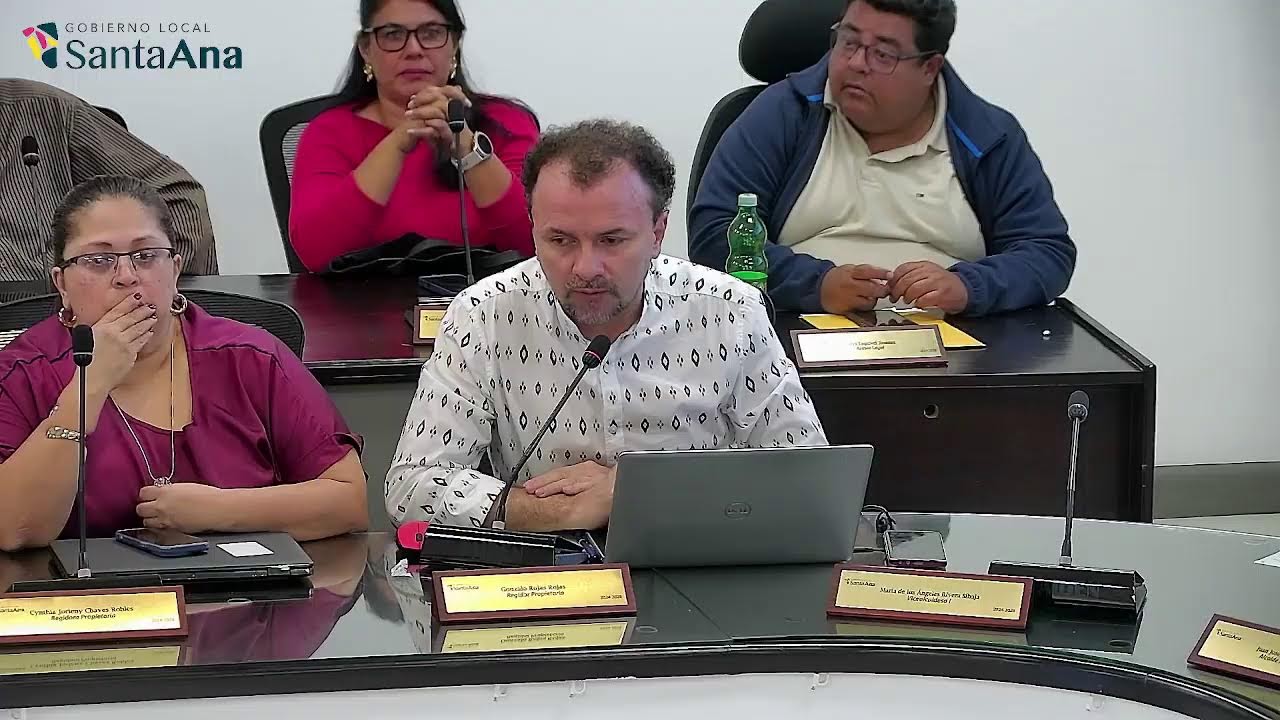 Sesión Ordinaria N°97-Concejo Municipal de Santa Ana
