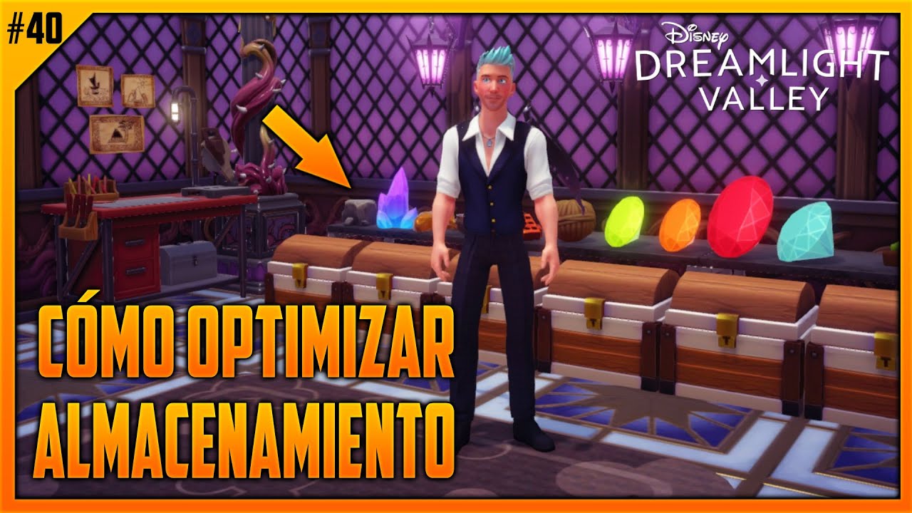 🎯 LA MEJOR Y MÁS EFICAZ ZONA DE ALMACENAJE EP. 40 | DISNEY DREAMLIGHT VALLEY