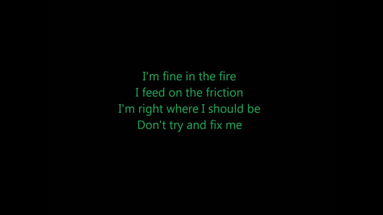 10 years- Fix me (Acoustic) lyrics