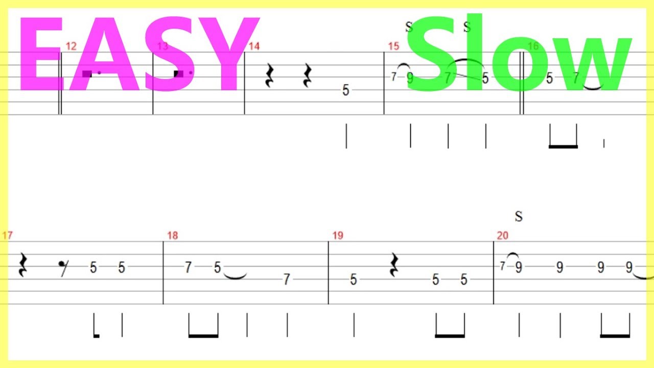 Sarah McLachlan - Angel (Slow) Guitar Solo Tab+BackingTrack