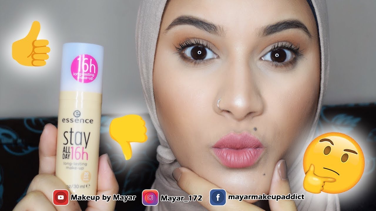 Essence stay all day foundation review | فاونديشن ايسنس افضل و ارخص فاونديشن ؟؟