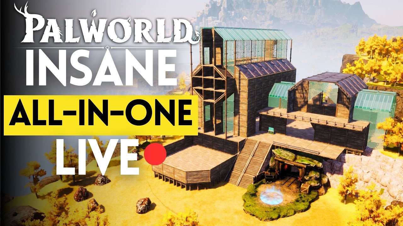 Jay´s finishing an INSANE All-in-One Steampunk Endgame Base in Palworld LIVE Part 3