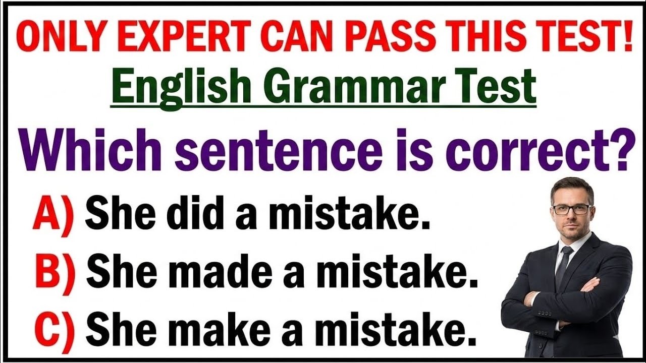 ONLY 1% Can Pass This English Grammar Test! 🏆 (Can You?)