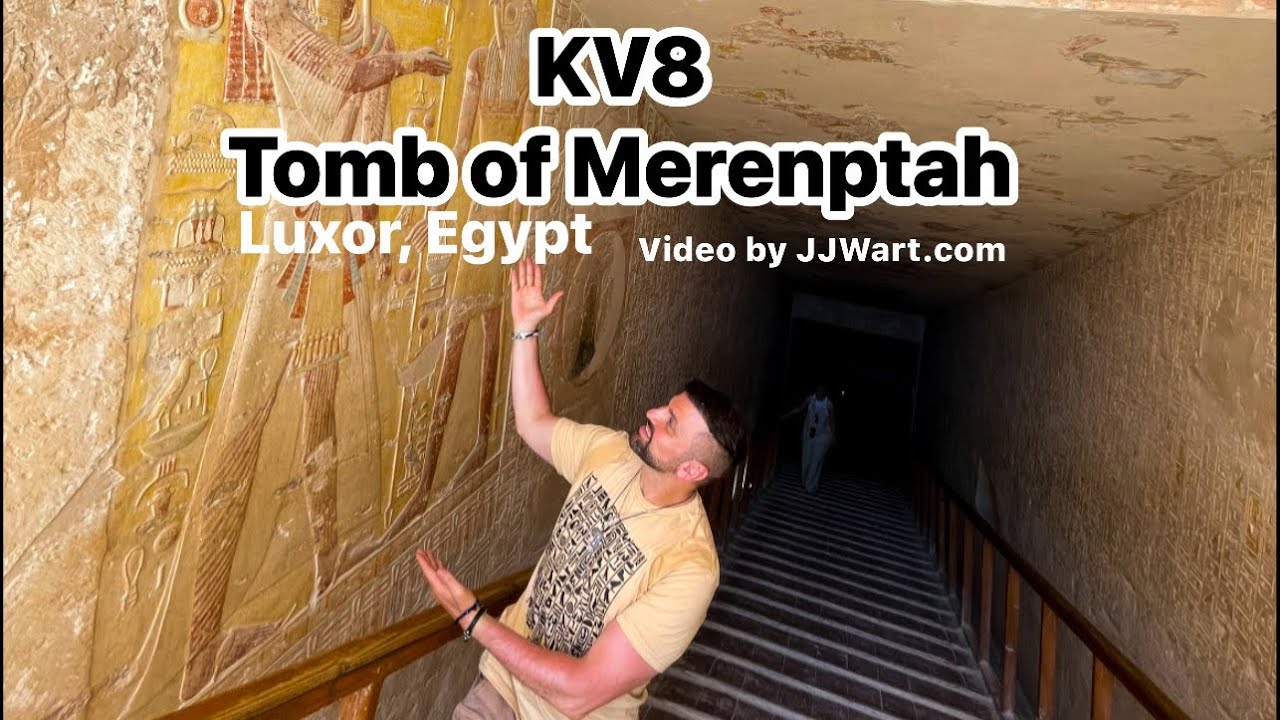 Discover Tomb of Merenptah (KV8) empowering legacy in Luxor, Egypt by JJWart.com #travelvideo