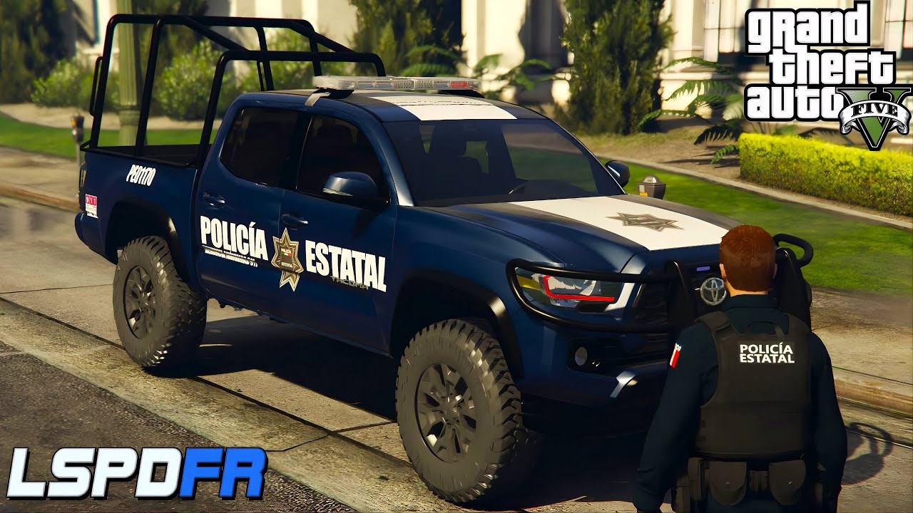 GTA 5 POLICÍA | TOYOTA TACOMA - POLICÍA ESTATAL DE MÉXICO | LSPDFR