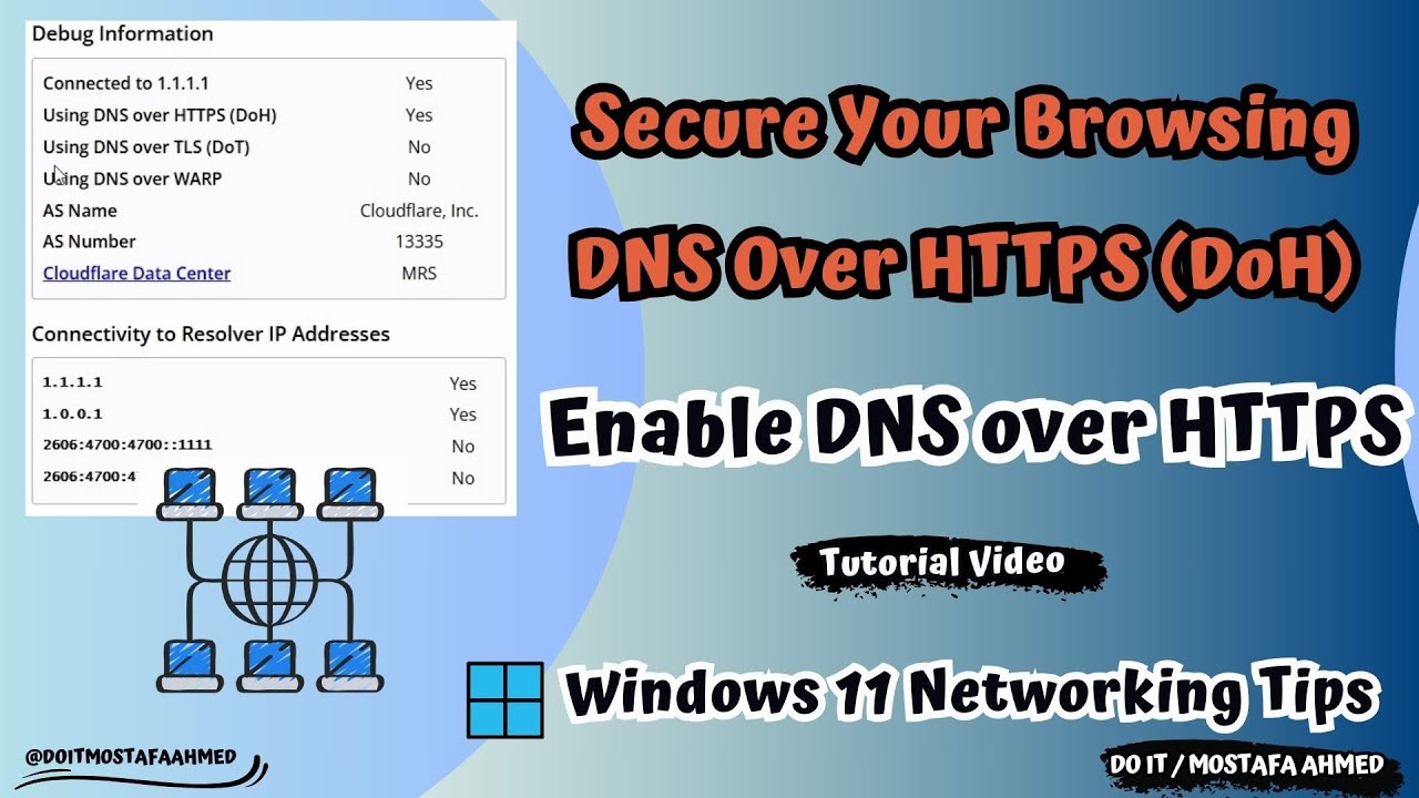 How to Enable DNS over HTTPS (DoH) in Windows 11 &ndash; Step-by-Step | Encrypt Your DNS Traffic