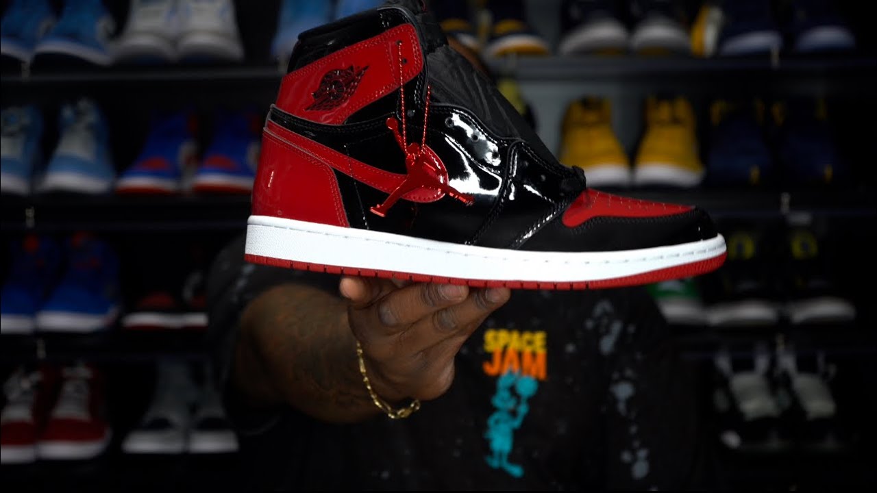 FIRST LOOK: AIR JORDAN 1 BRED PATENT LEATHER! THESE WILL HAVE SNEAKERHEADS GOING CRAZY!