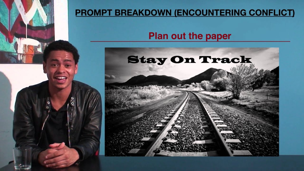 VCE English - Encountering Conflict Prompt Breakdown