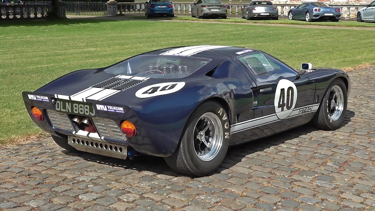 Ford GT40 Mk1 - Amazing V8 Engine Sounds!