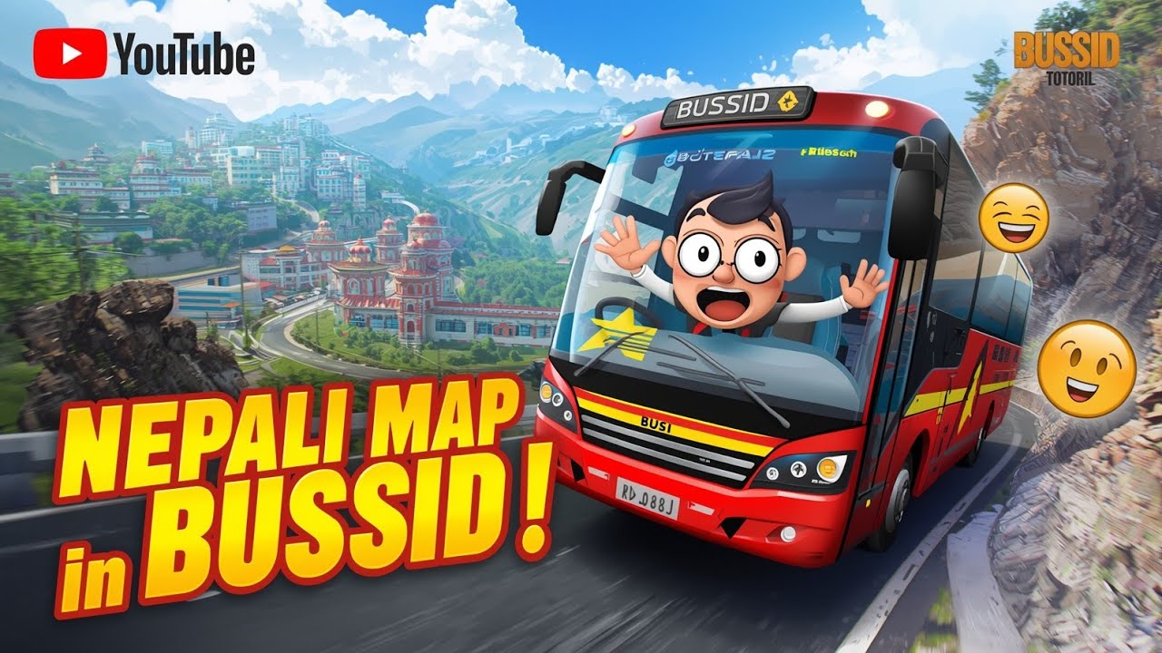 How to Add Nepali Map Mod in Bus Simulator Indonesia | Bussid v4.5 Map Tutorial 🔥🇳🇵