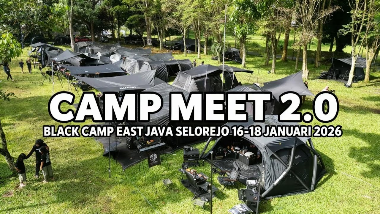 Camp Meet 2.0 Black Camp East Java | Bukan Sekadar Camping