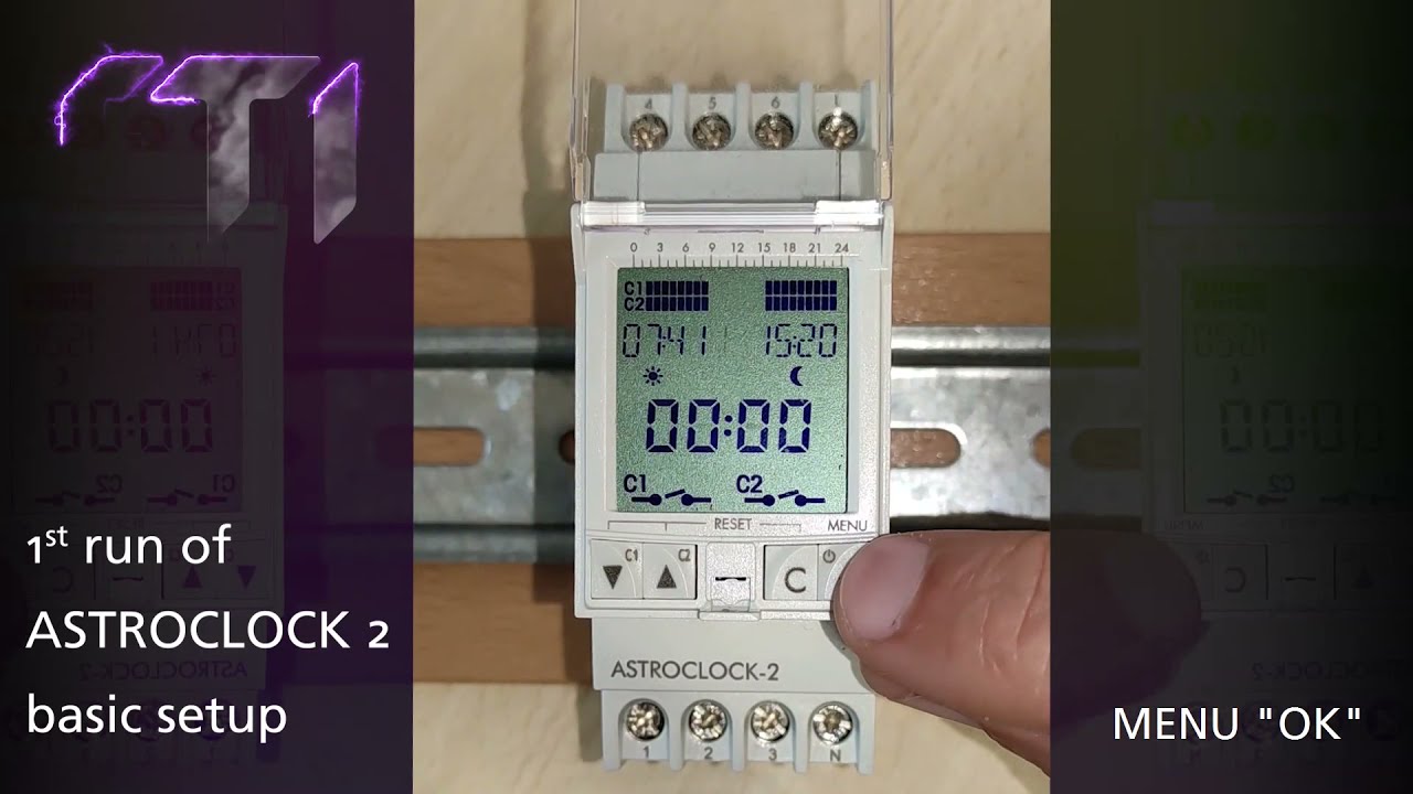 ASTROCLOCK 2 1st run and basic setup