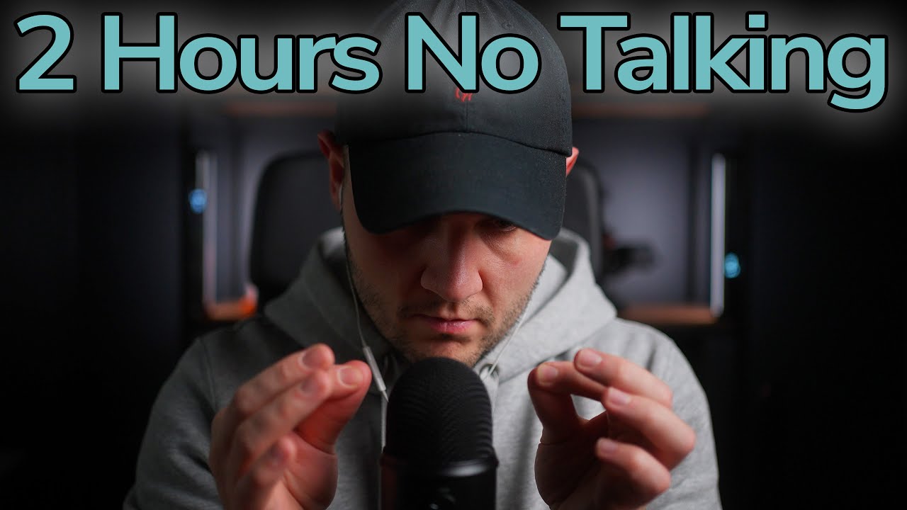ASMR 2 Hours of Hand Sounds & Tapping - No Talking Just Sounds