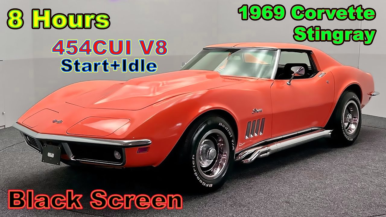 1969 Corvette Stingray Engine Sound 454CUI V8 BigBlock Idle ASMR