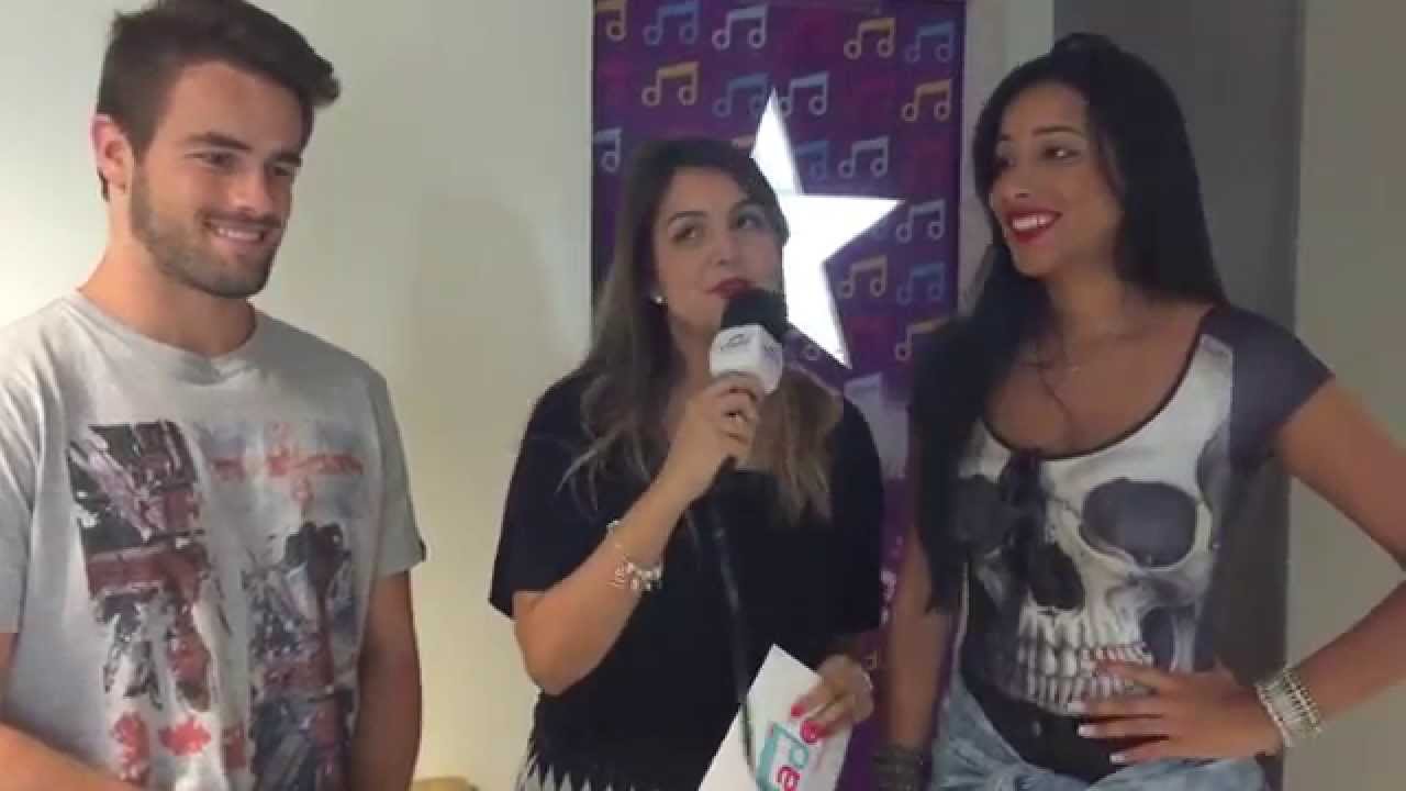 Talita e Rafael do BBB15 são entrevistados na Rádio Cidade