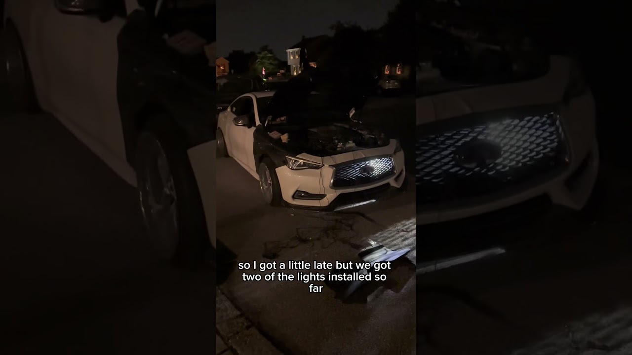 How to add strobe lights to any car! #infiniti #q60 #q50 #jdm #strobelight